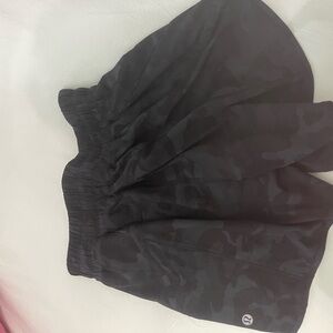 Black Camouflage Women's Skirt